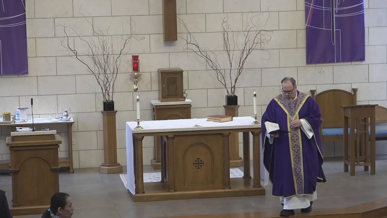 Wednesday of 2nd Week of Lent.  St. Vincent de Paul Church. Houston, TX 12:00 pm Mass. 3/4/26.