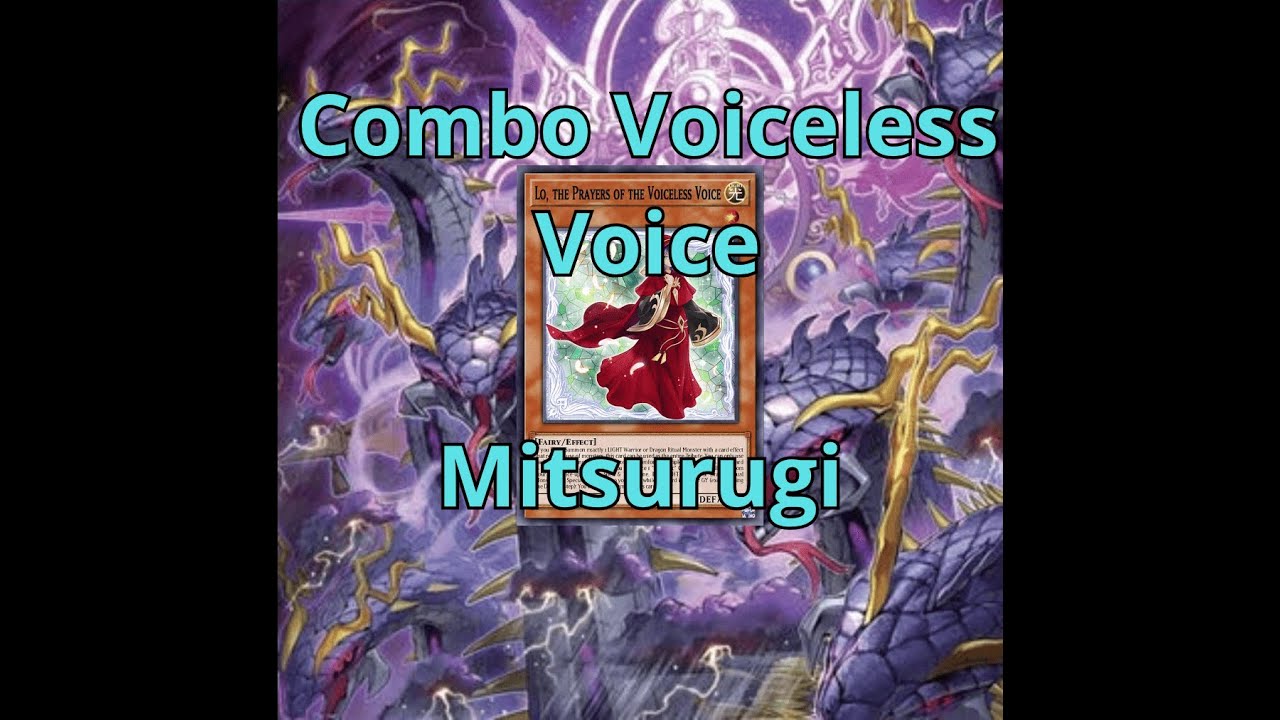 Combo Voiceless Voice Mitsurugi #yugioh #tcg