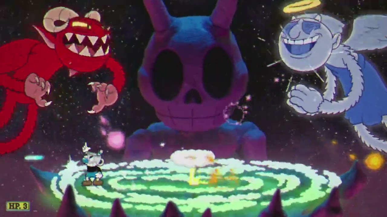 Cuphead: Delicious Last Course (DLC) Pt. 12 - Angel and Demon and Broken Relic upgrades (Final)