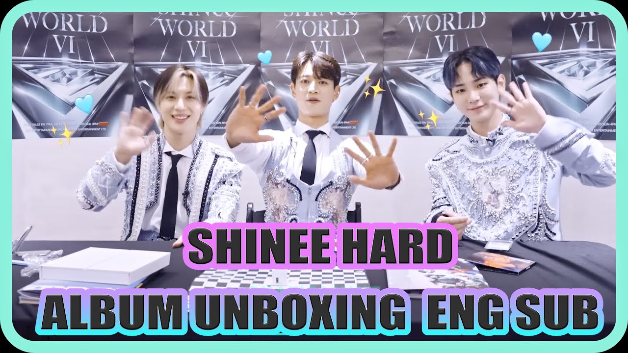 SHINee 'HARD' (ENG SUB CC caption Subtitle) Album Unboxing 230626 English Translation シャイニー テミン