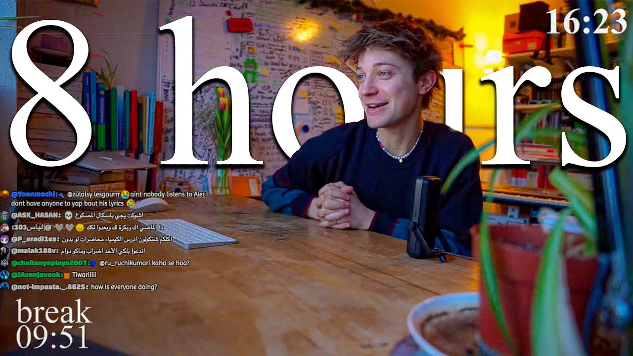 LIVE | 8-HOUR study with me 📚⛈️ rain sounds & pomodoro timer 60 & 10