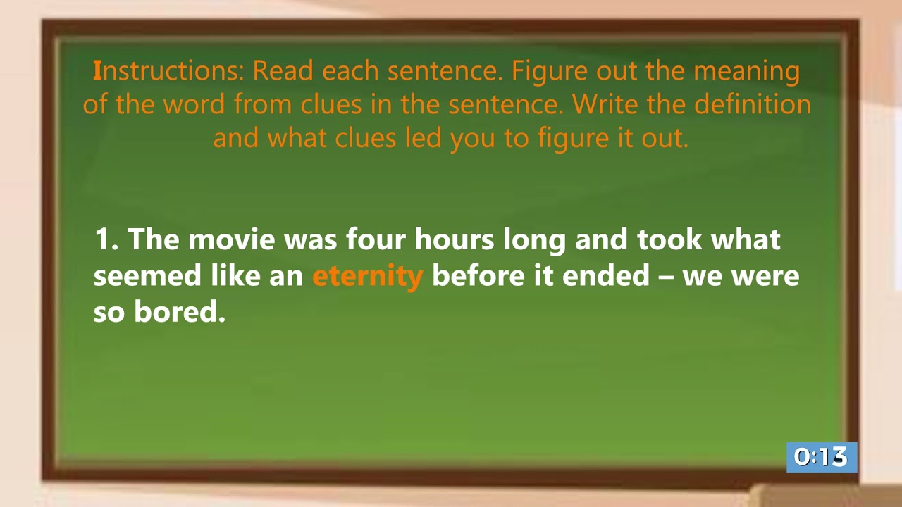 English Language - Grade 7: Context Clues