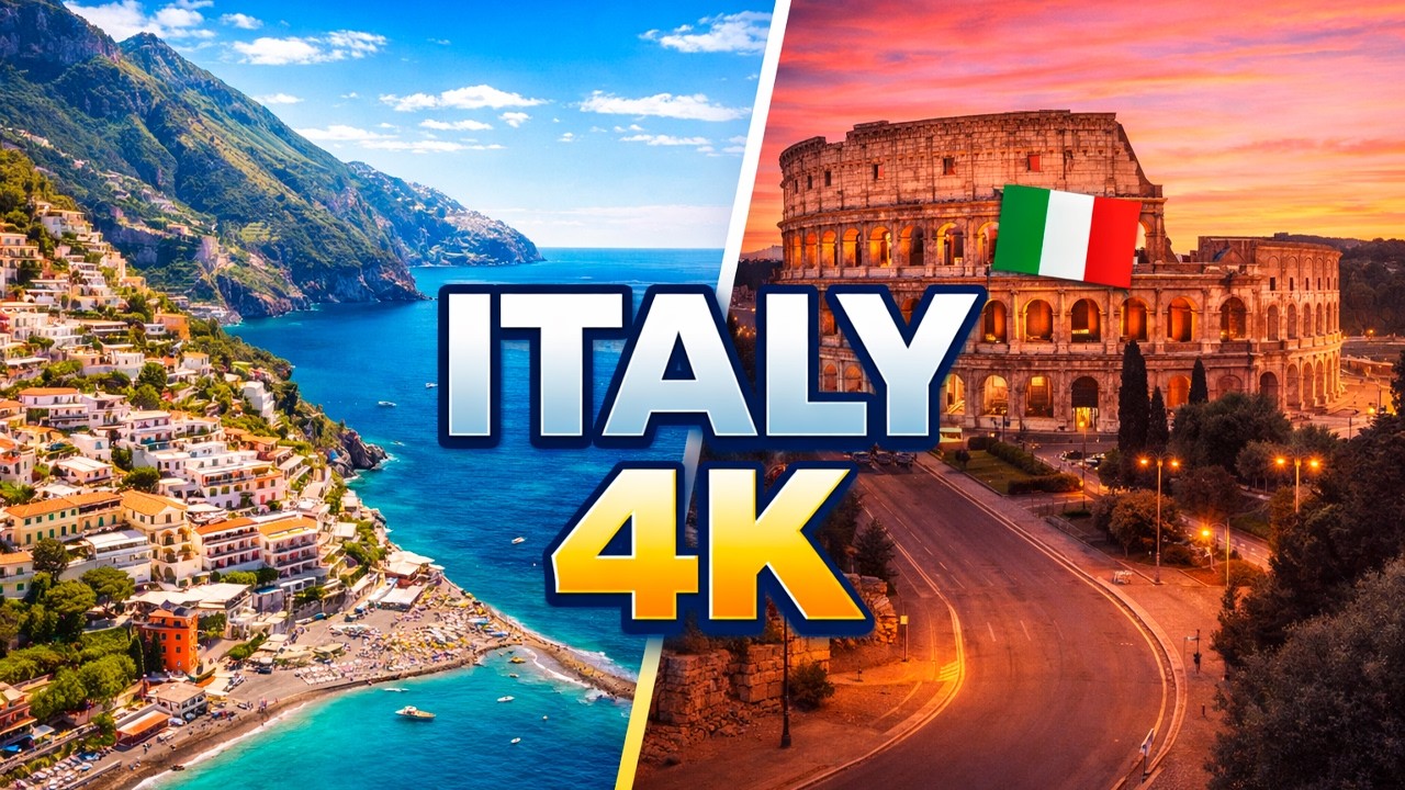 Italy in 4K – Cinematic Landscapes, Cities & Coastlines