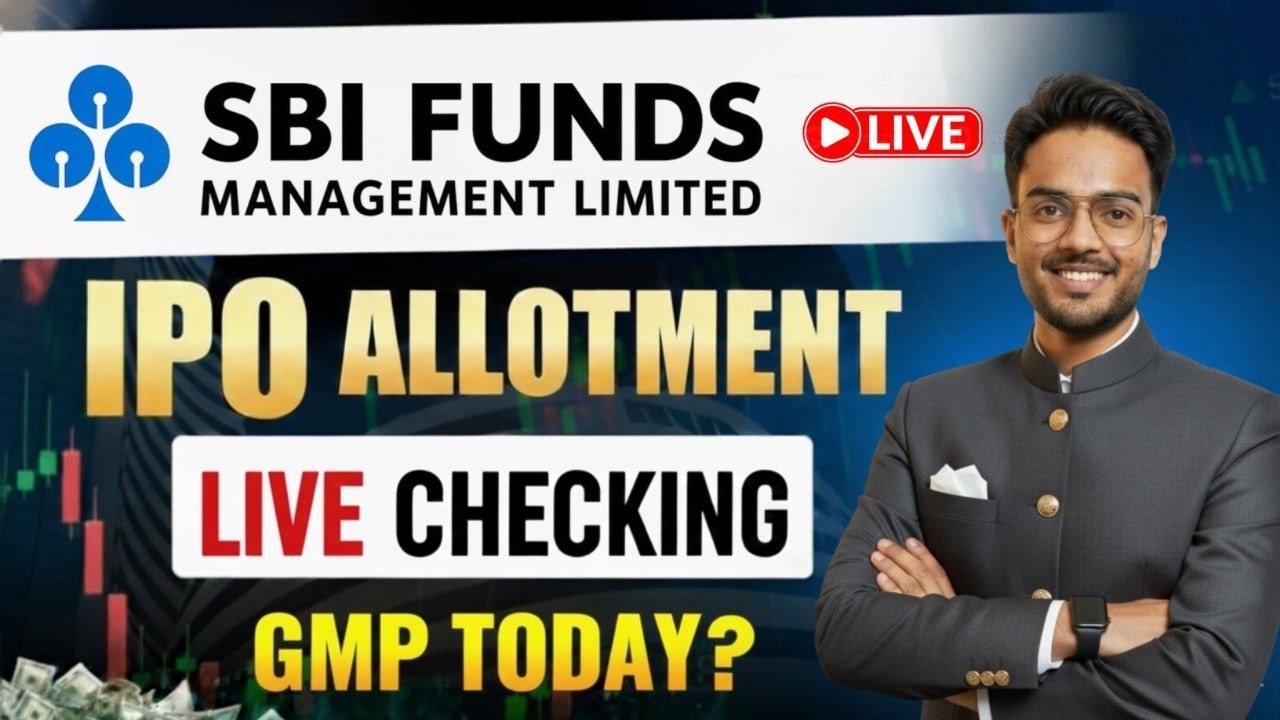 SBI Funds Management IPO Allotment Live | SBI Mutual Fund IPO Allotment Status Live Checking