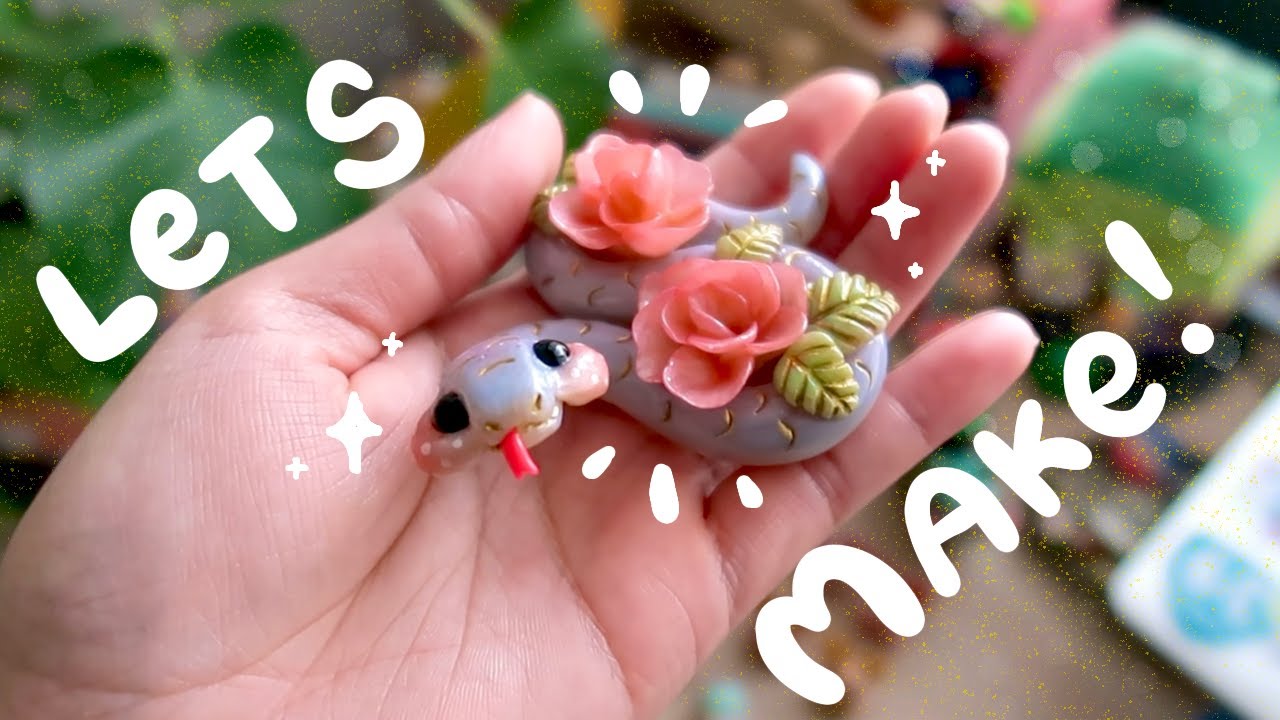 Let’s Make! Snake Beastie (polymer clay)