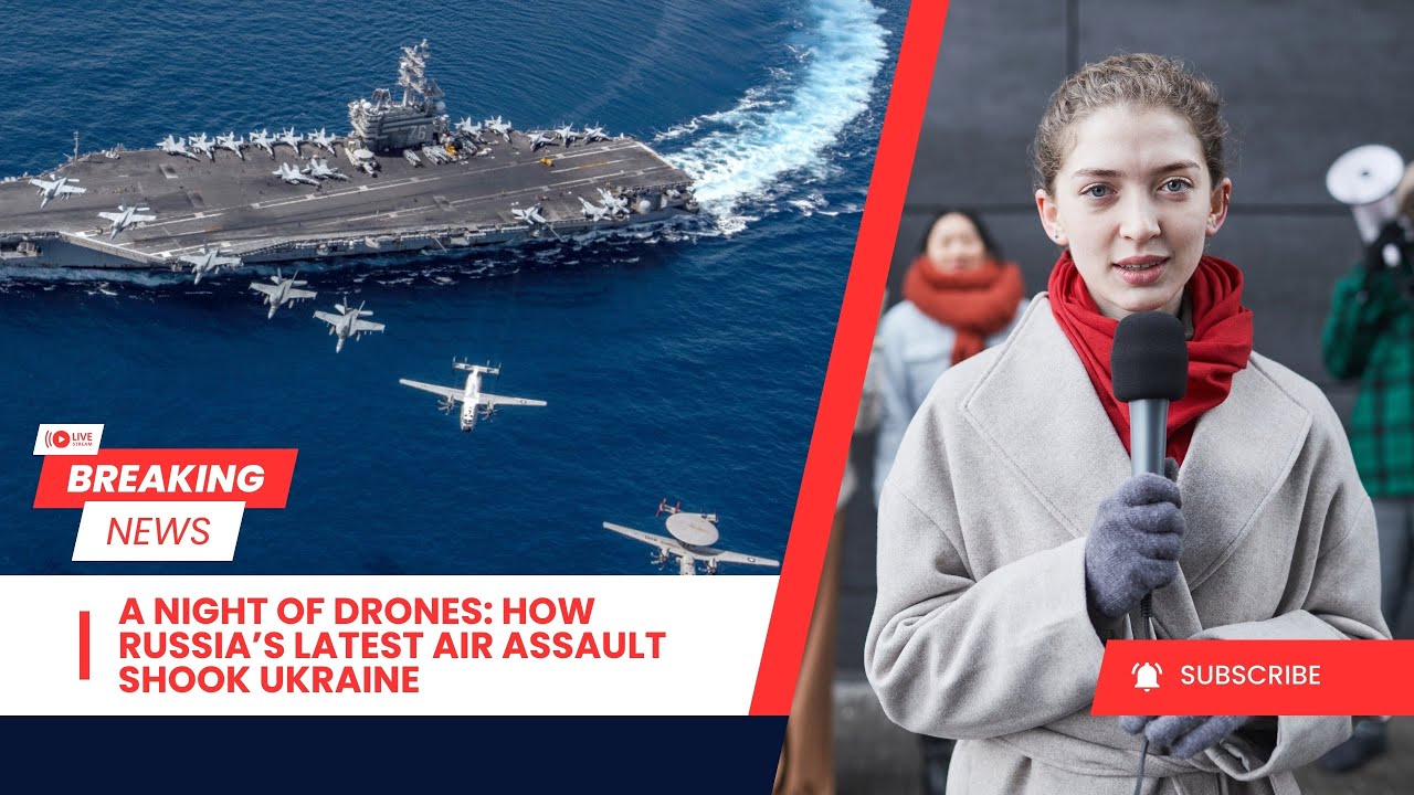 A Night of Drones: How Russia’s Latest Air Assault Shook Ukraine!