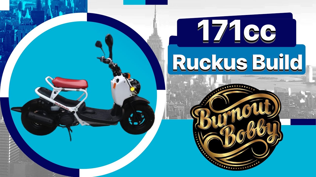 171cc Honda Ruckus Scooter Build: Power & Customization Unleashed!
