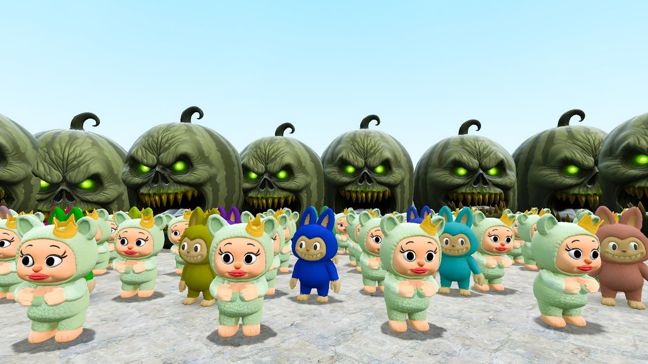 LIVE 🔴 ALL NEW LIN GANG MELON VS ALL LABUBU in Garry's Mod
