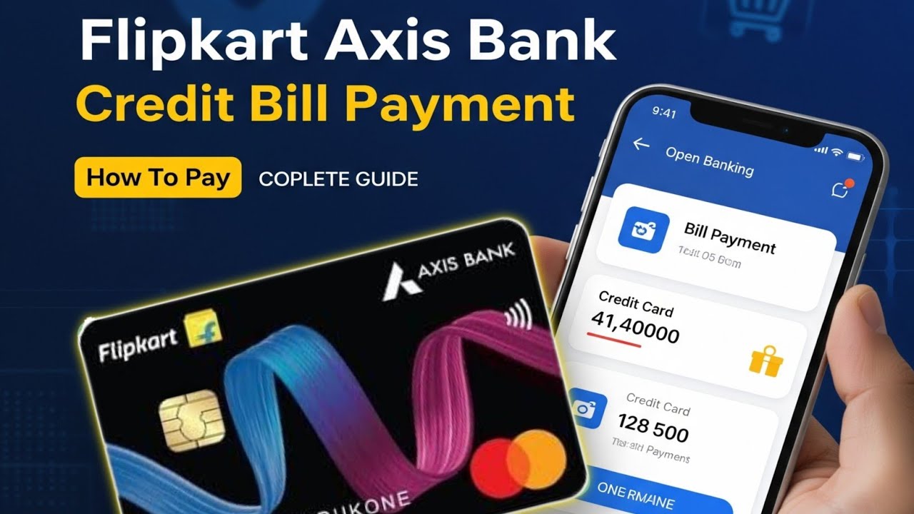Flipkart Axis Bank Credit Card Bill Payment | How to Pay Axis Bank Credit Card Bill