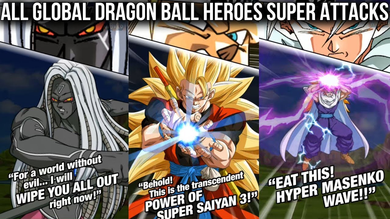 Dragon Ball Heroes Super Attacks
