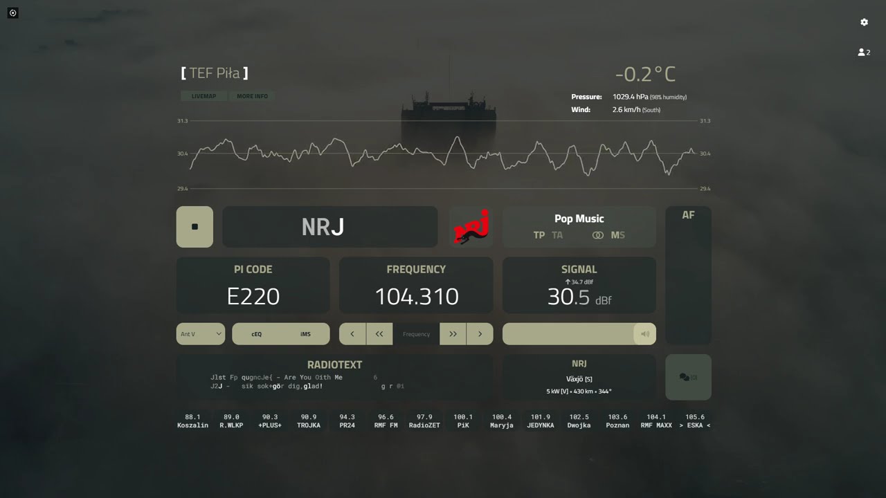 [FM DX] NRJ 104.3 | SE 5kW/430km *RDS*