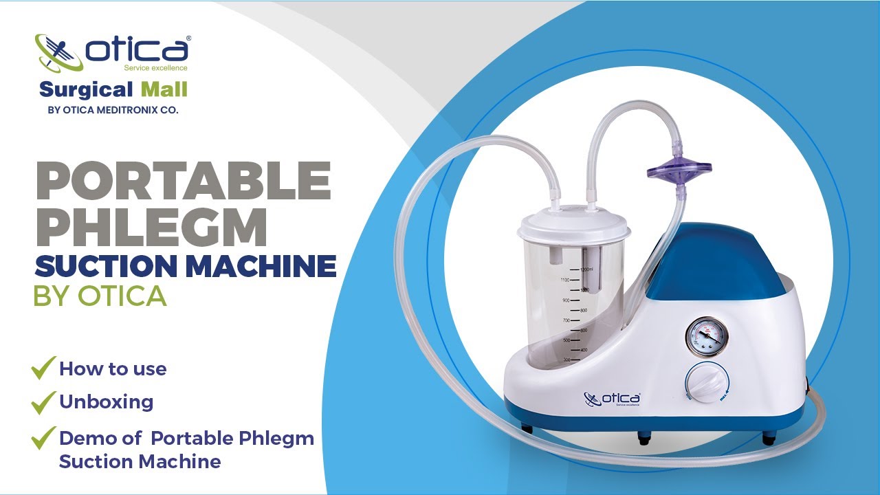 how to use portable phlegm suction machine | Mucus-vomit-serum-saliva-blood Suction Apparatus Otica
