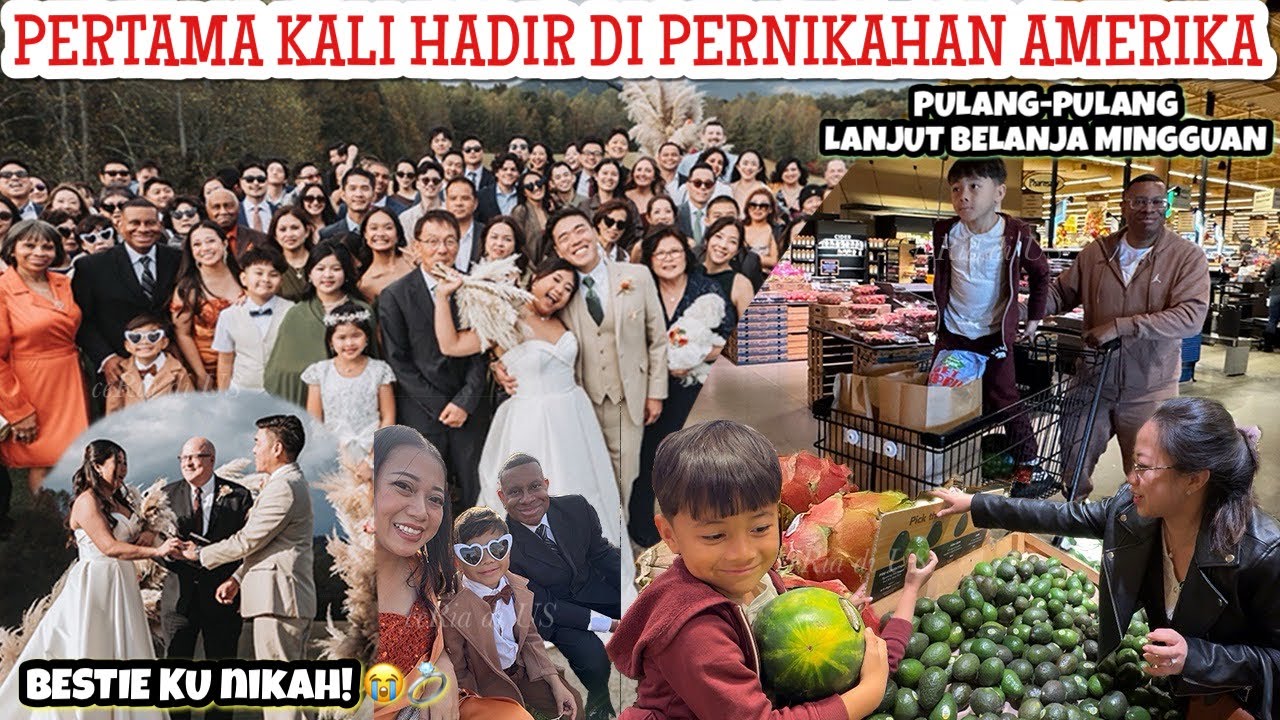 FIRST AMERICAN WEDDING| PERNIKAHAN DI AMERIKA| BESTIE NIKAH DI ATLANTA🥹💖| KEMBALI KE RUTINITAS