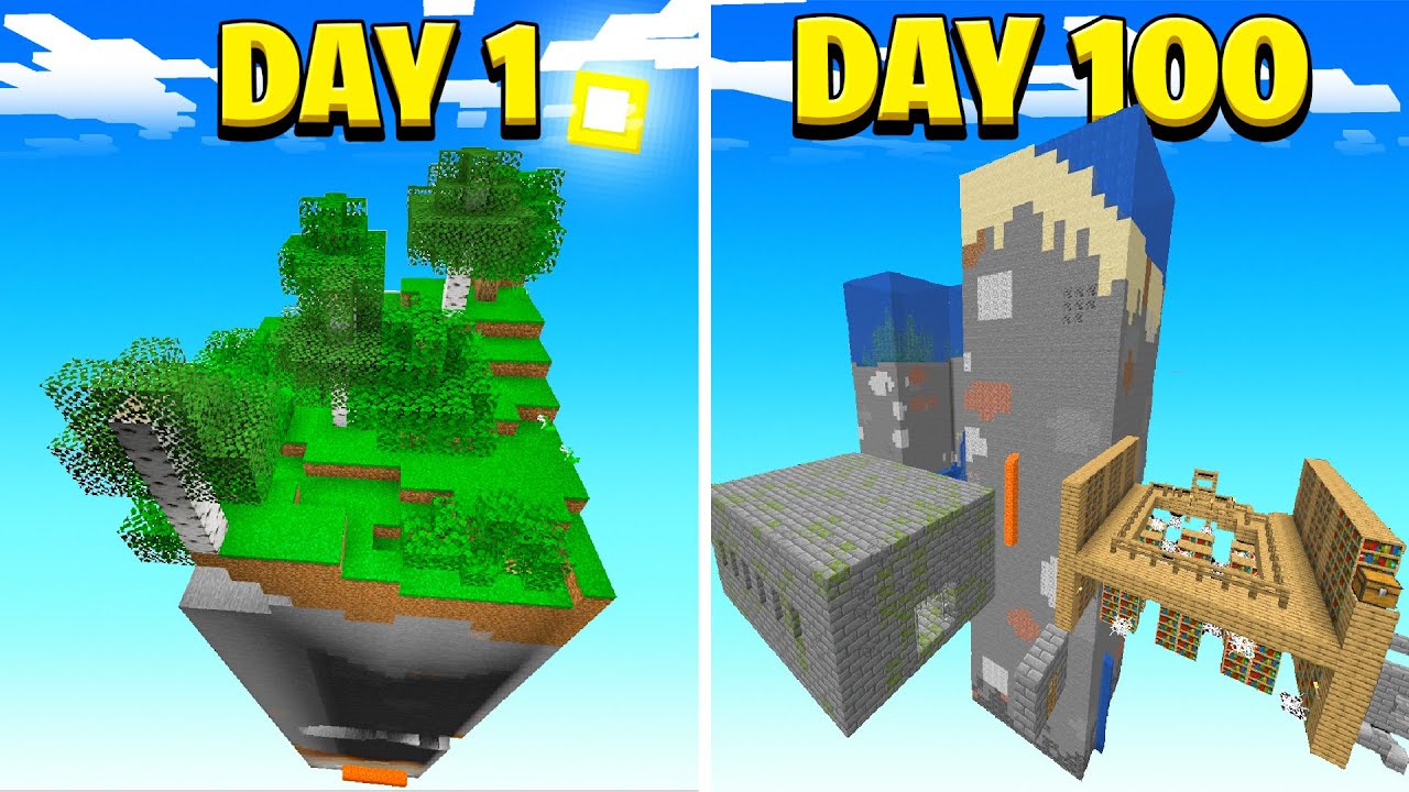 Я выжил в Minecraft 100 дней, потеряв 99% (вот что случилось)