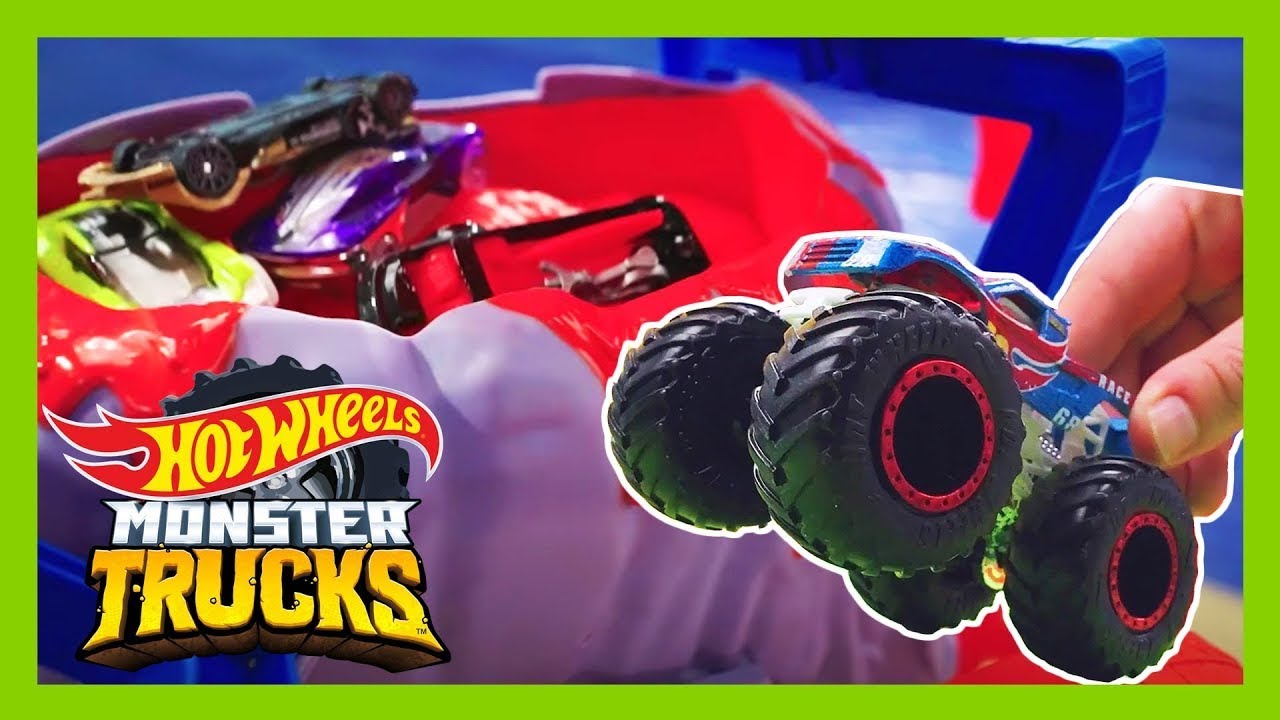 🌋 ZERSTÖRT DER VULKANAUSBRUCH DIE INSEL? 😱 | Monster Trucks Insel | @HotWheelsDeutschland