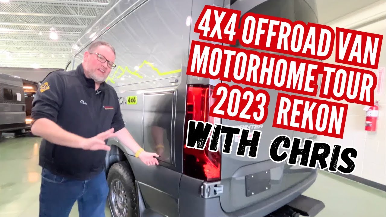 4X4 OFF-ROAD VAN MOTORHOME! 2023 Pleasure-Way Rekon Tour