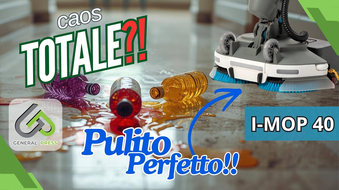 PULITO PERFETTO!  NEW LAVASCIUGA PAVIMENTI I-MOP40
