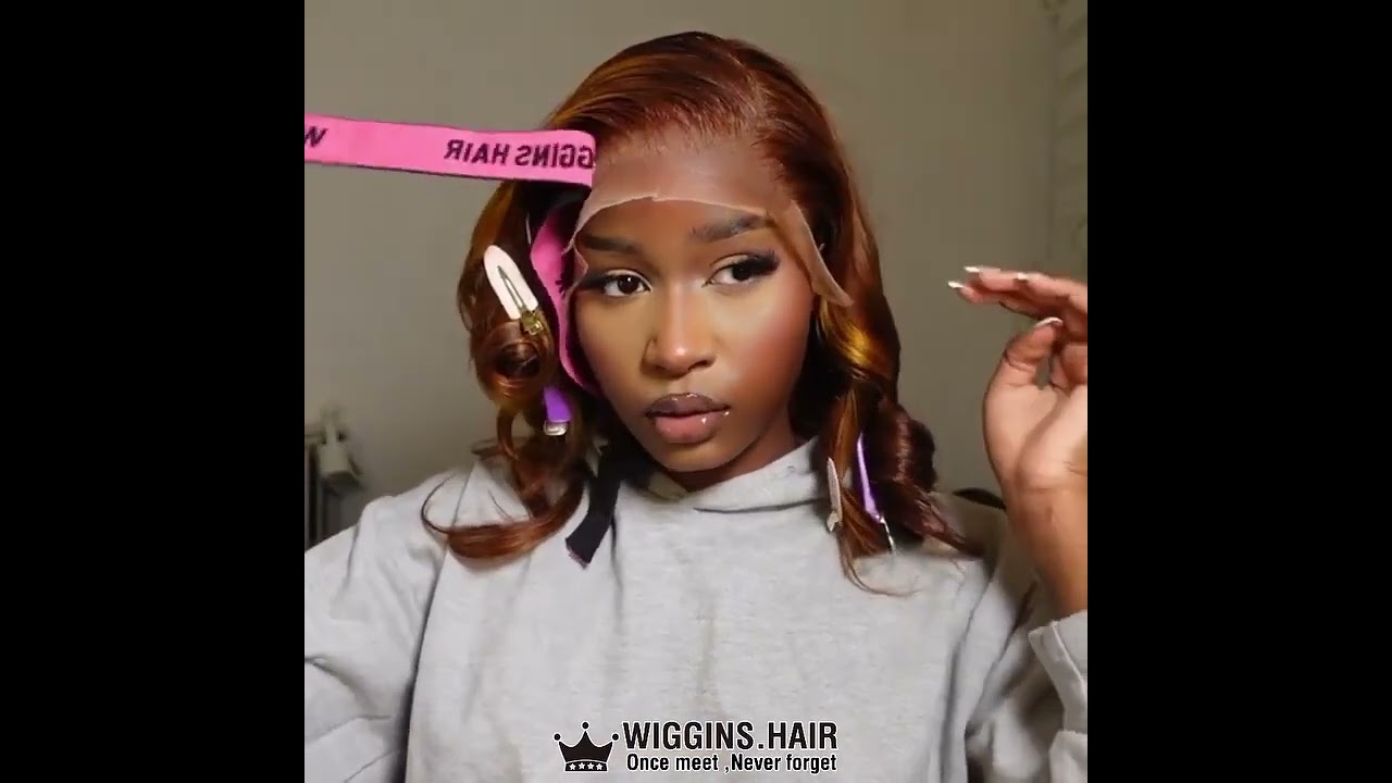 Ginger Brown Highlights Have Never Looked So Good 💫✨#hair #Wigginshair