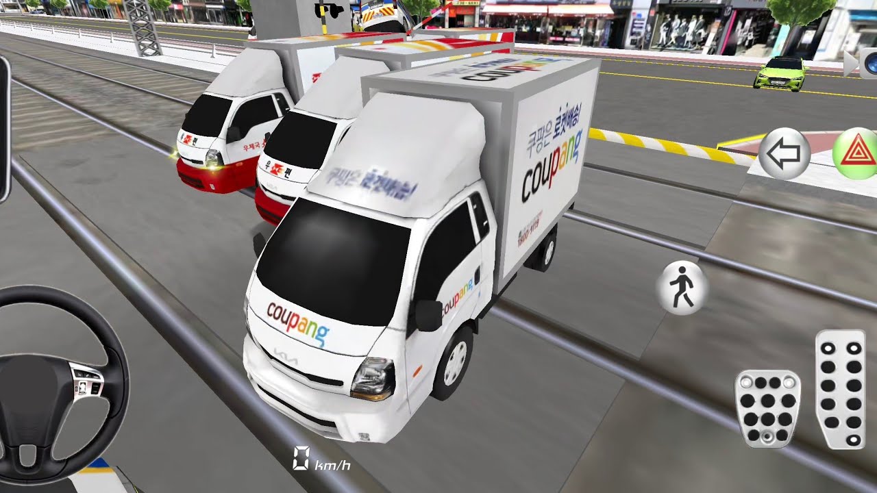 New Cargo Pickup Truck Stuck in vsBullet Train🚄🚘Android Gameplay🎮3D Driving Class 2025 -
