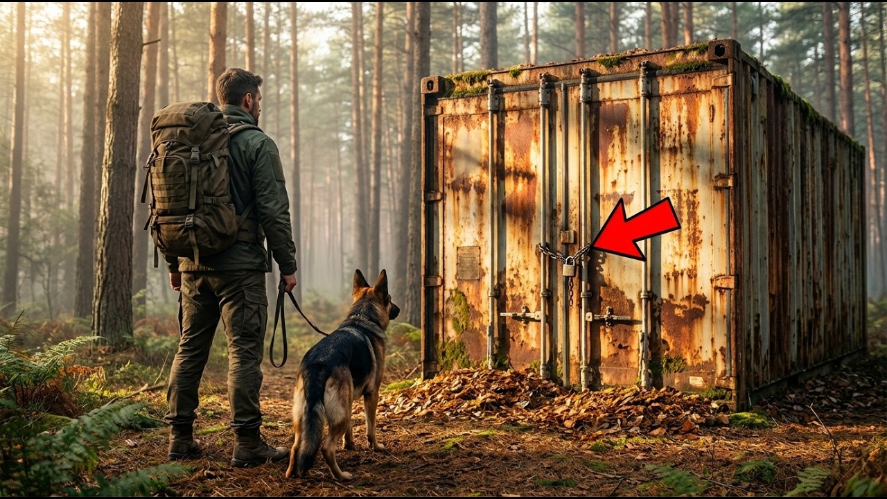 Veteran Found a Locked Shipping Container in the Woods — His Dog Knew Something Was Wrong