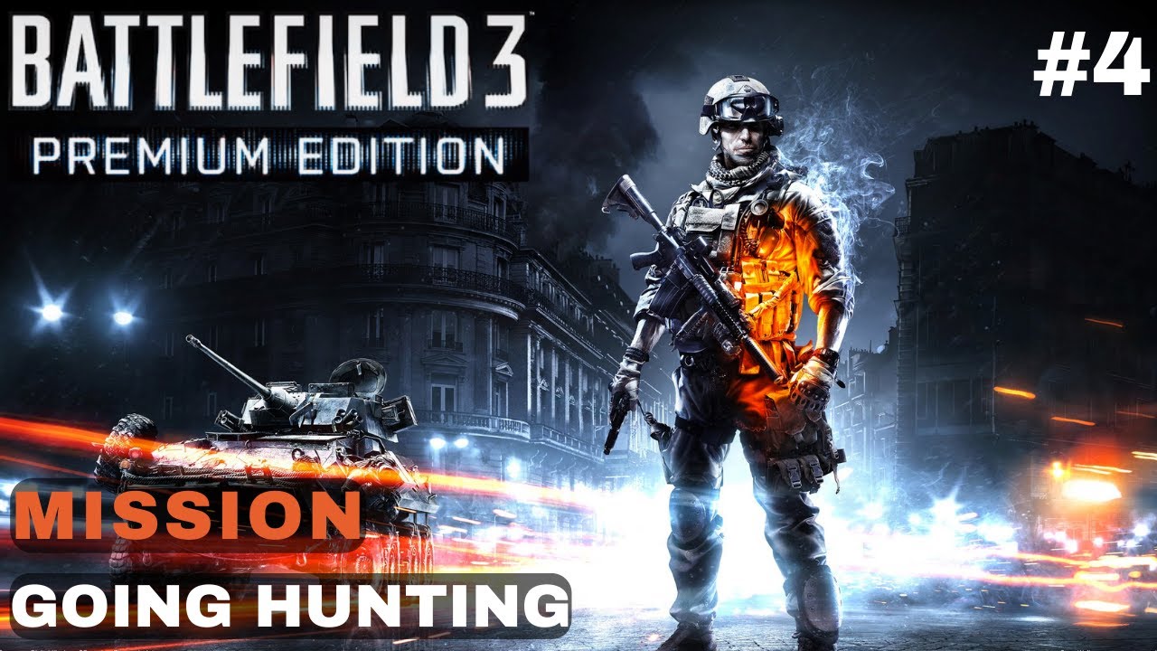 Battlefield 3 - GOING HUNTING (JET MISSION) - No Commentary Gameplay