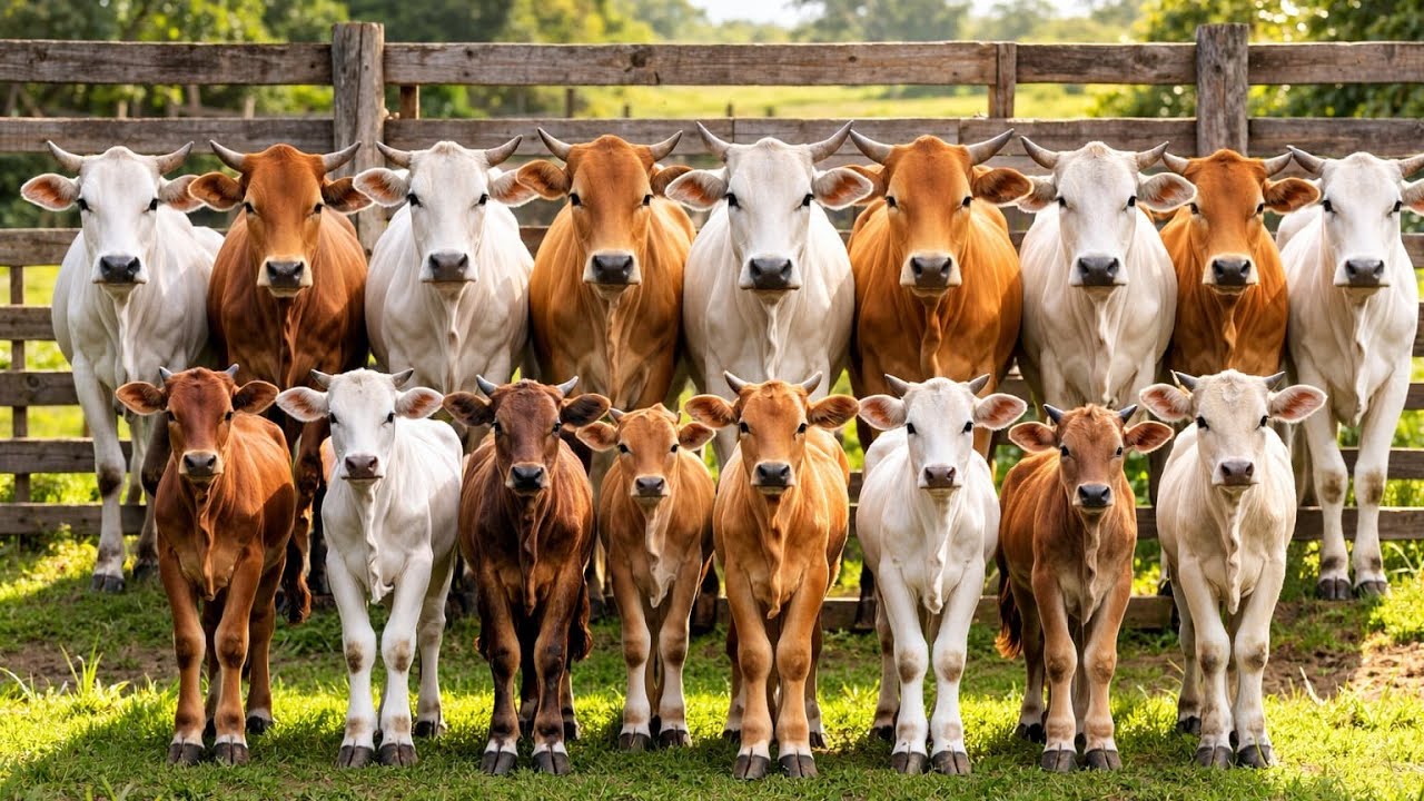 A little boy who had finished fishing went straight to herding cows in village, cow sound cow Moo