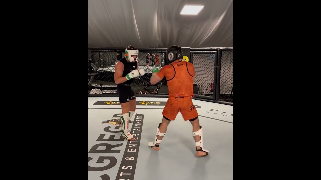 Conor McGregor Sparring in preparation for UFC 303