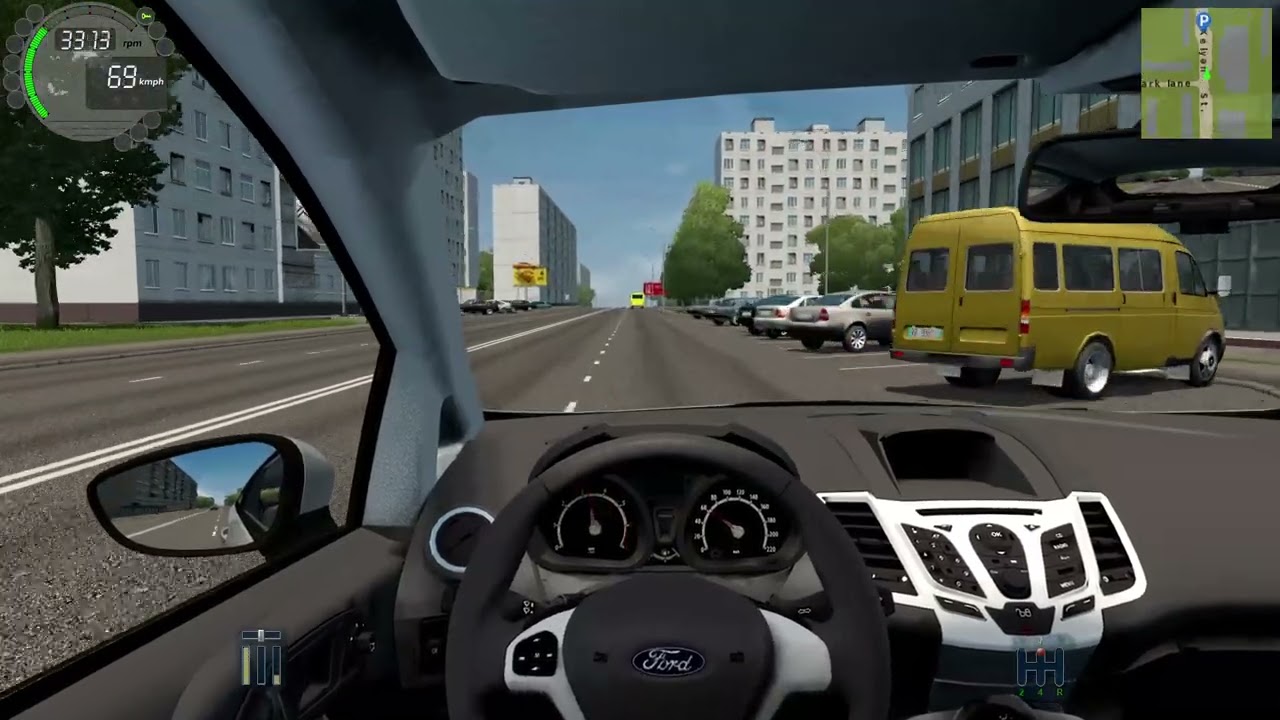 City Car Driving - Ford Fiesta Zetec | Normal Driving
