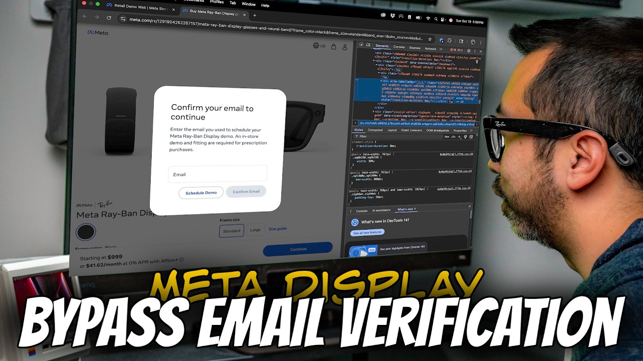 Закажите умные очки Meta Ray-Ban онлайн БЕЗ подтверждения электронной почты!