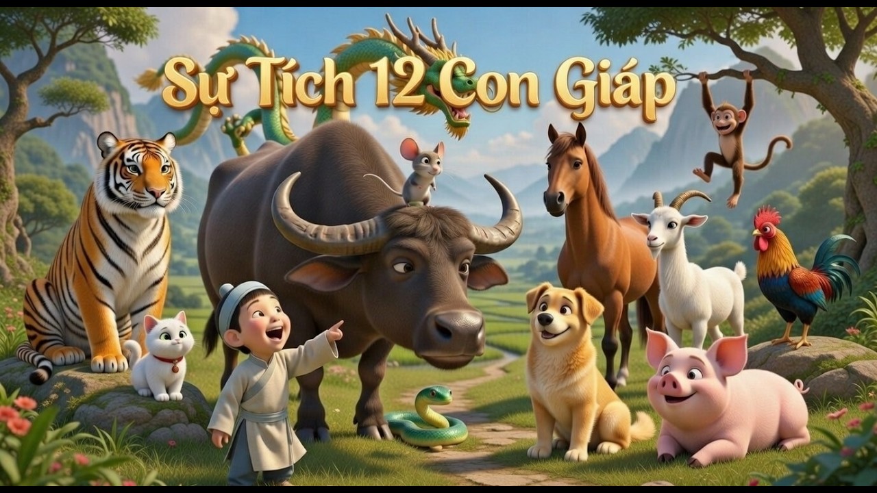 Sự Tích 12 Con Giáp Nghe Thật Thú Vị Khi Tết Đến | Ngẫm Câu Chuyện Xưa