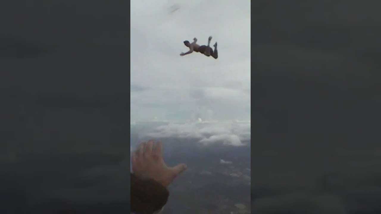 No Parachute Skydive - iconic Travis Pastrana. #nitrocircus #epic #skydiving #basejump #extreme