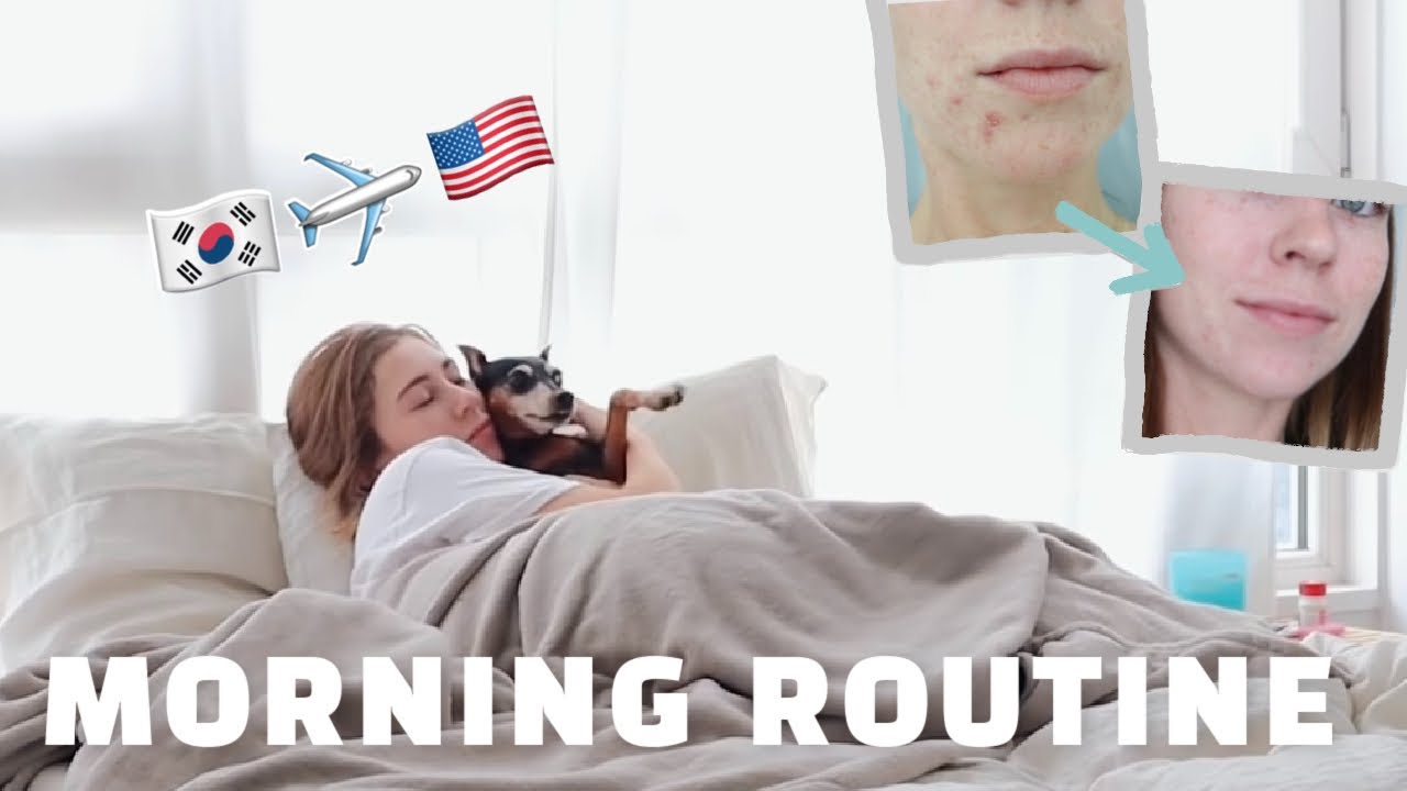 5AM WAKEUP ROUTINE 🇰🇷✈️🇺🇸 Flying Korea to USA in 2022 VLOG
