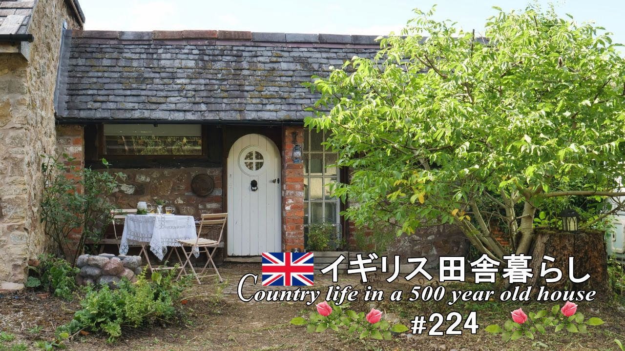 224 小さなお庭でおうちカフェ🌿自家製チョコレートミントティー