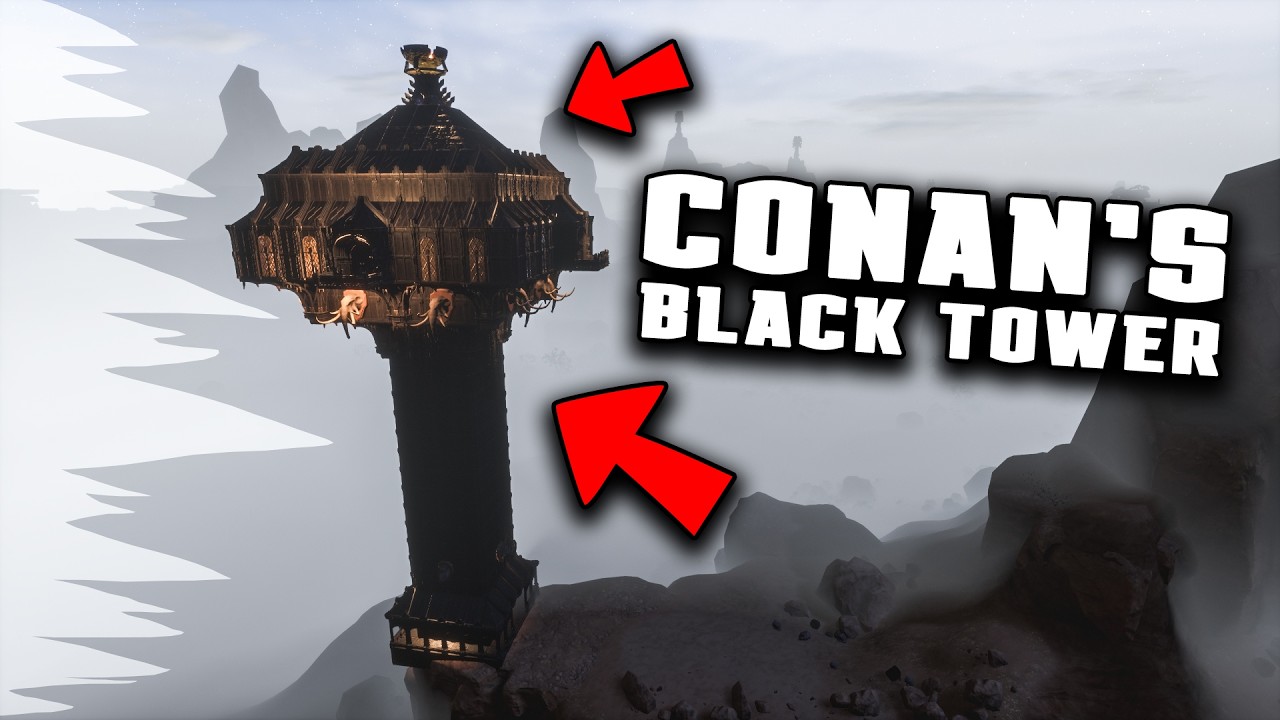 Conan's Black Tower | The Craft Area is Very Useful! | Conan Exiles