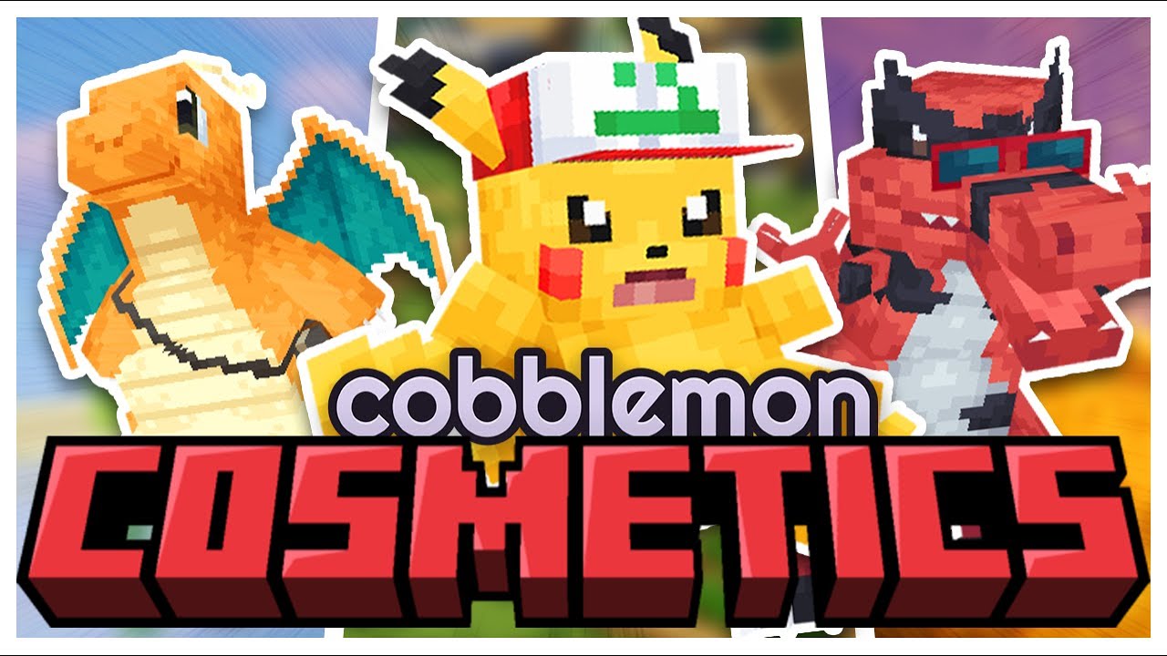 Как получить все варианты косметических покемонов в Cobblemon 1.7!