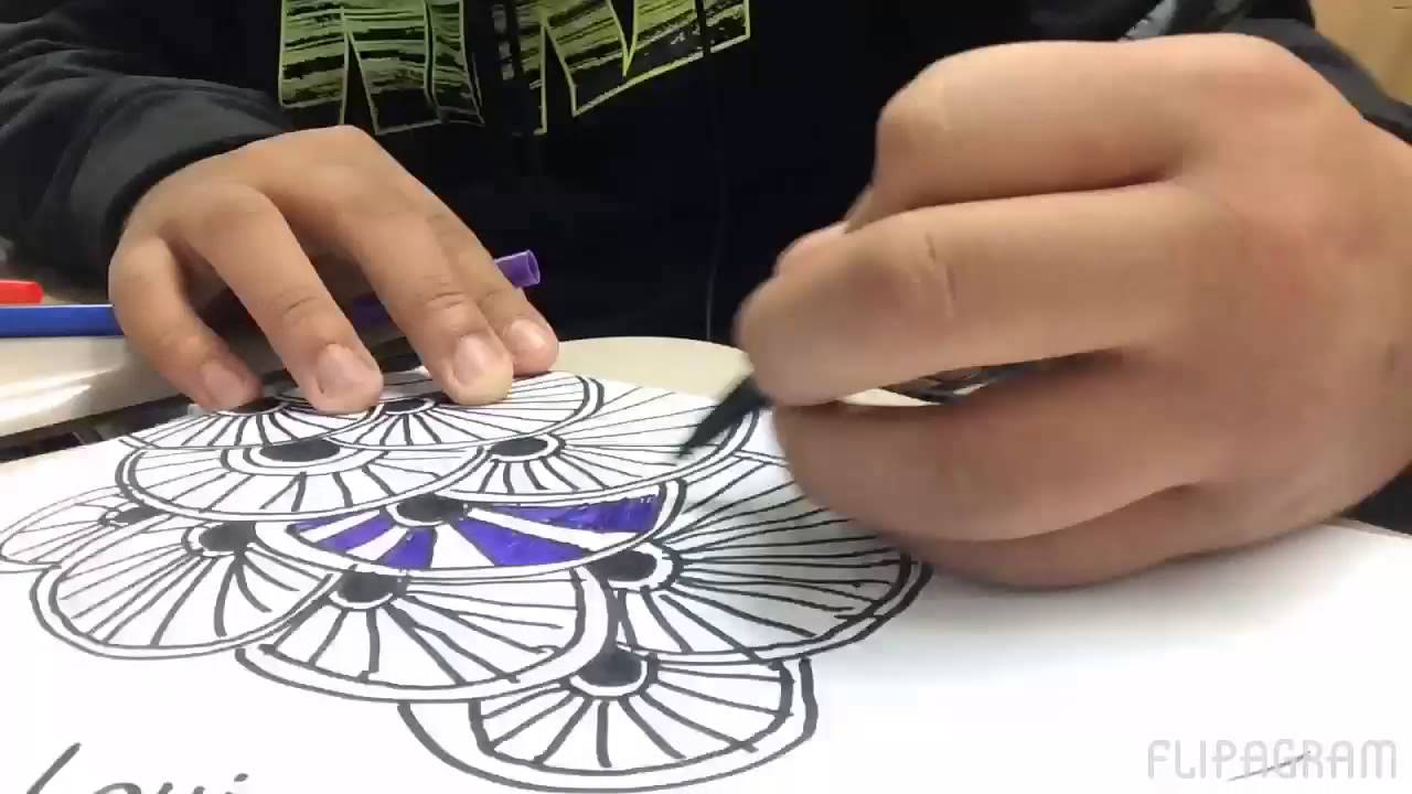 ZENTANGLE TIMELAPSE (Art Patterns)