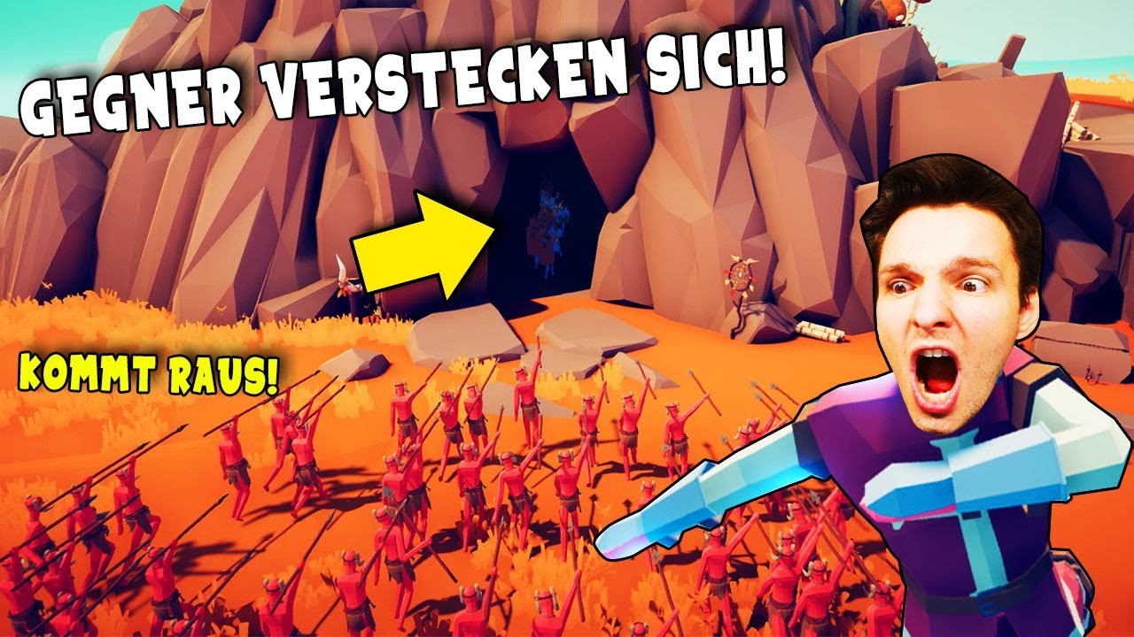 1000 GEGNER VERSTECKEN SICH IN DER HÖHLE! | Totally Accurate Battle Simulator