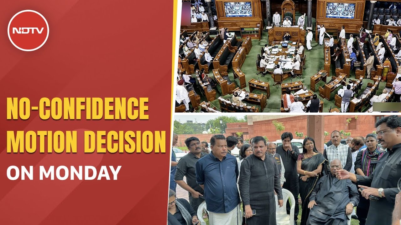 Date For Debate On Opposition's No-Confidence Motion To Be Decided On Monday: Sources | The News