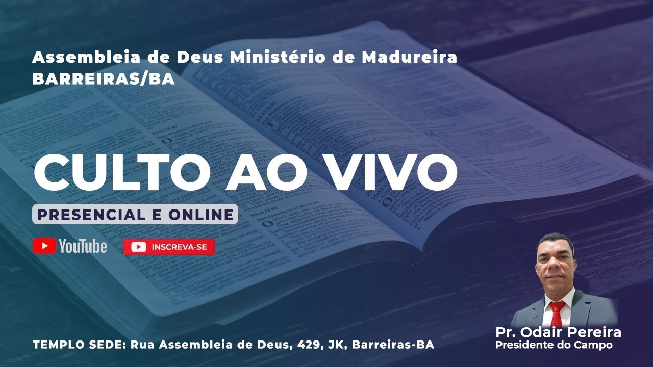 Culto de Ensino - Fidelidade Fruto do Espirito