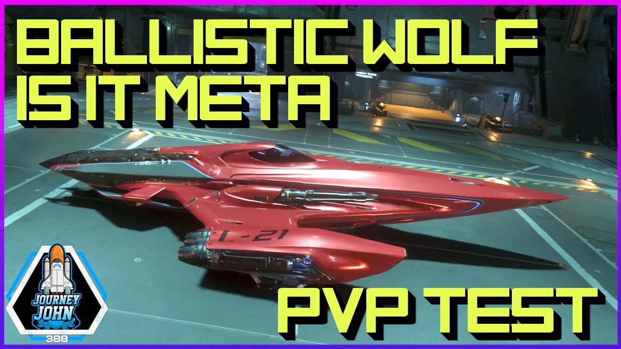 Star Citizen 4.5 - Тестирование баллистического оружия L21 Wolf в режиме PvP с использованием инж...