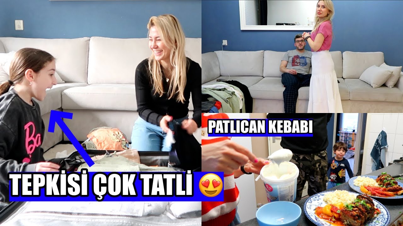 İSTANBUL'DAN ALIȘVERİȘİM 🛍️ TEPKİLER ÇOK TATLI 😍 ETEKTE UNUTULAN ALARM 😭 PATLICAN KEBABI YAPTIM 🍆