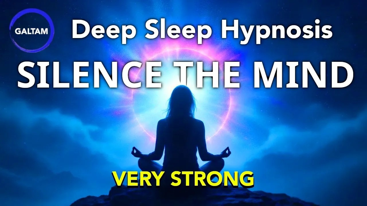 Hypnosis for Deep Sleep (VERY STRONG!) Calm the Overthinking Mind