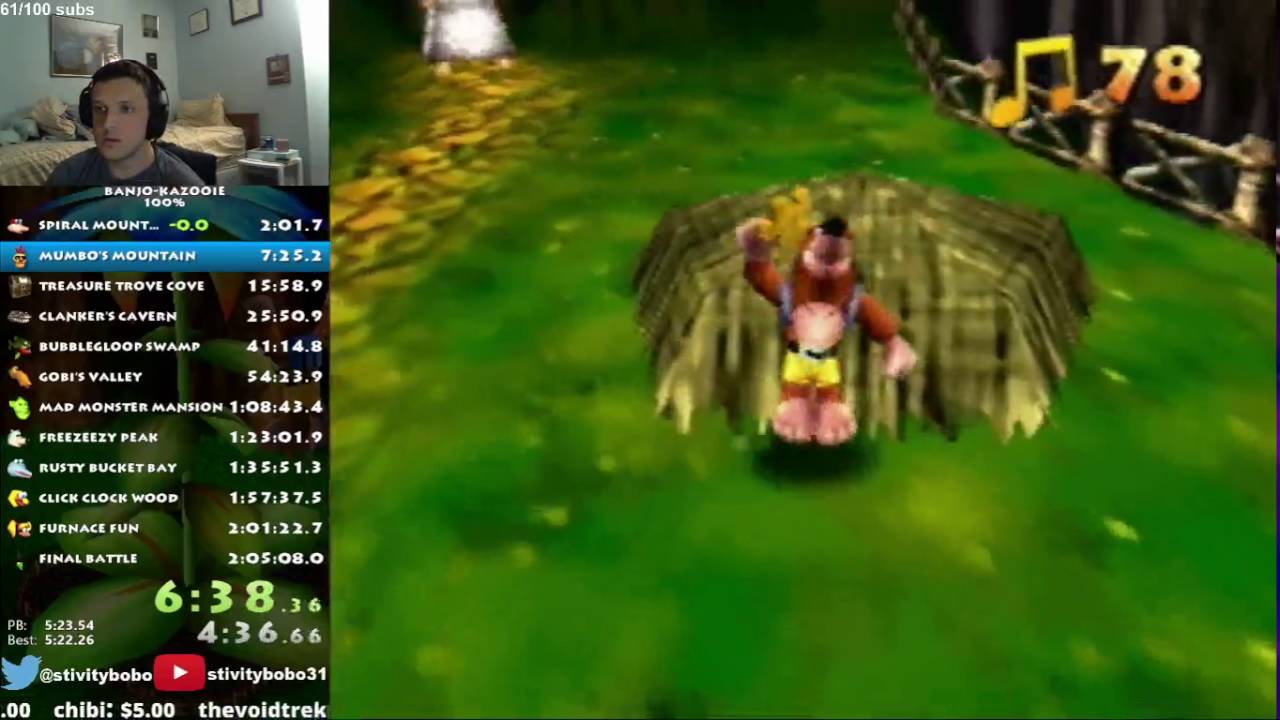 Banjo-Kazooie 100% Speedrun in 2:04:31