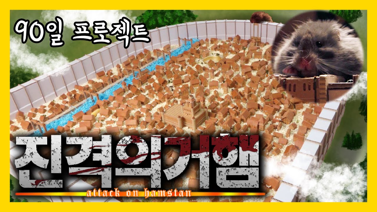 90일을 작업한 진격의 햄스터 (Attack on Hamstan)