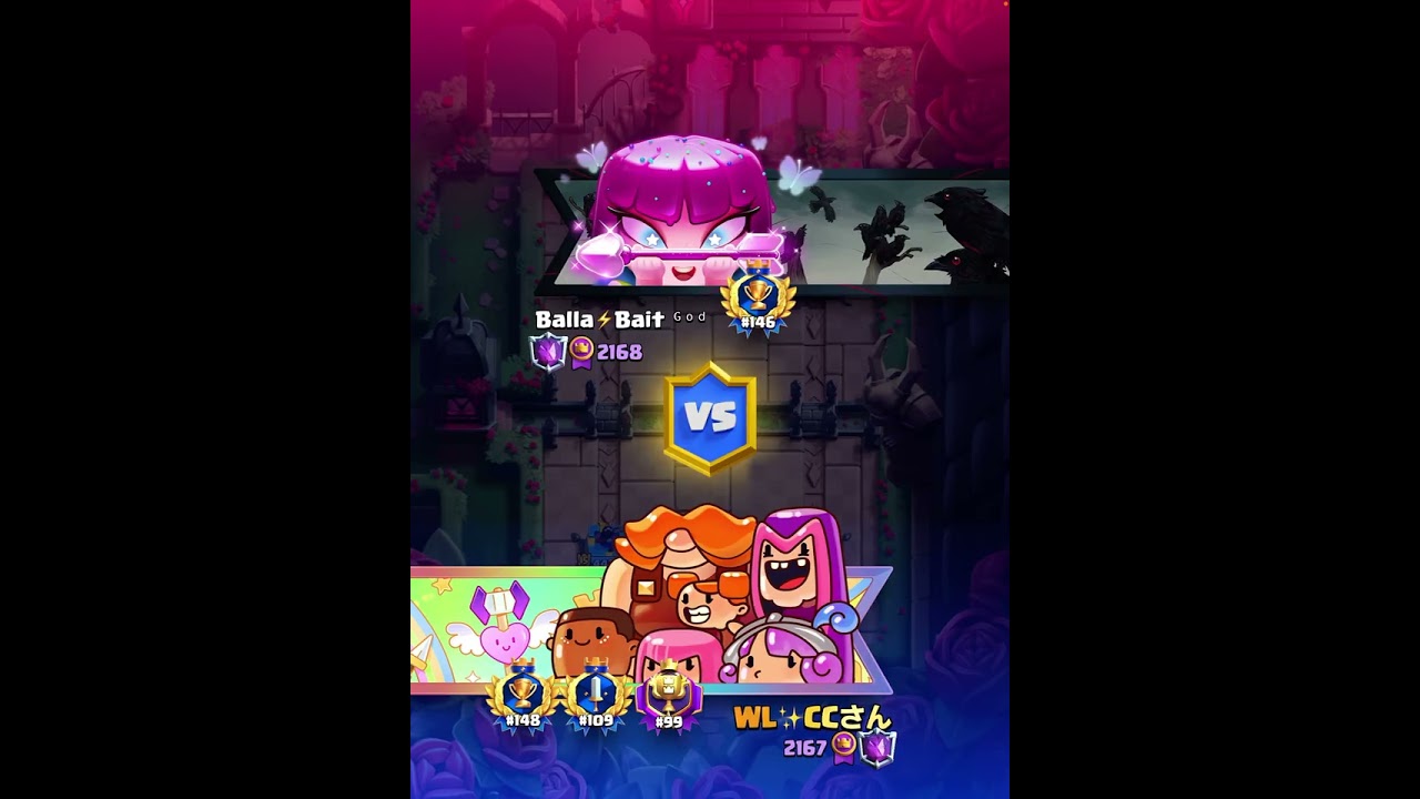 【クラロワ】レート2500到達。スケバレ枯渇リプレイ解説‼️ #clashroyale #clashroyalegameplay #クラロワ #logbait #枯渇
