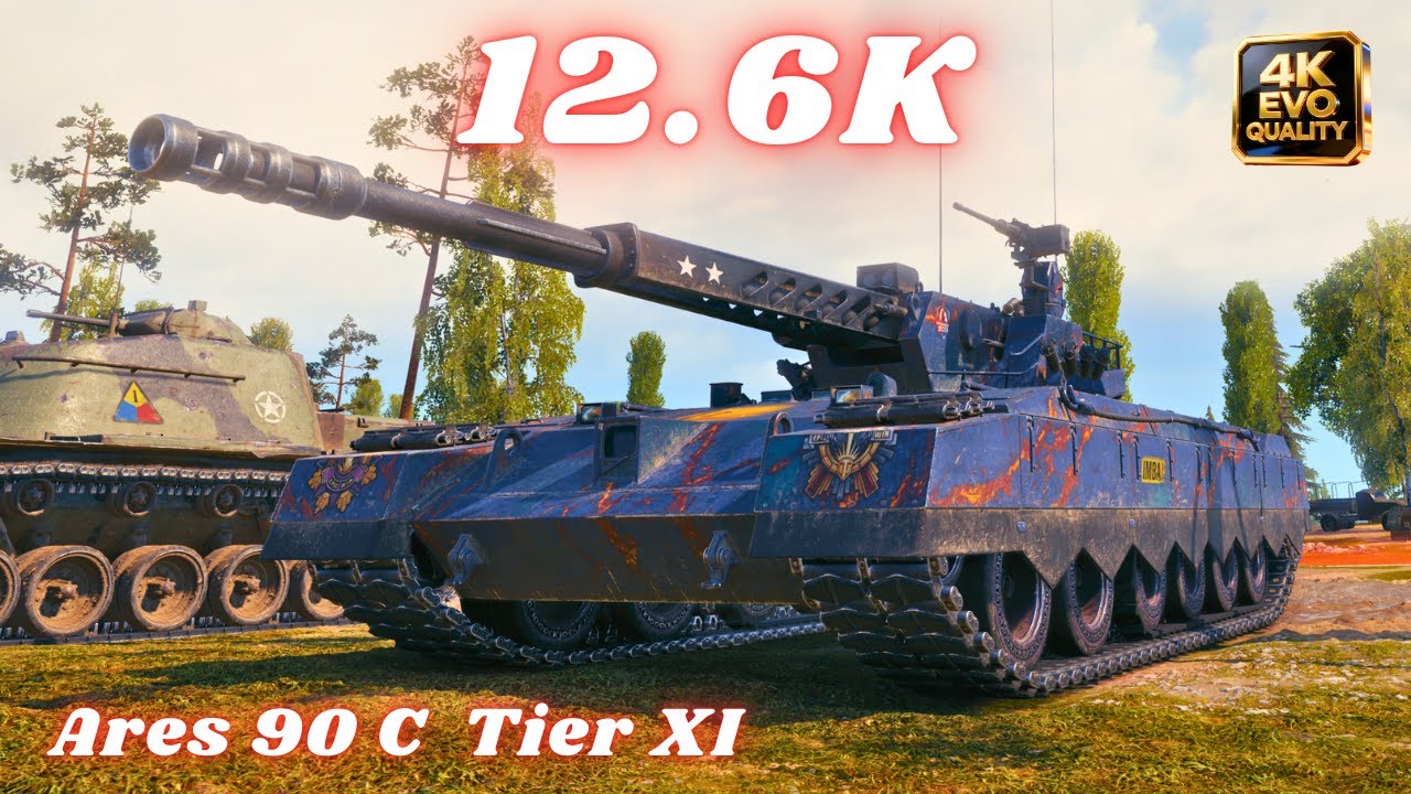 Ares 90 C 12.6K Damage 5 Kills & 11K Dmg World of Tanks