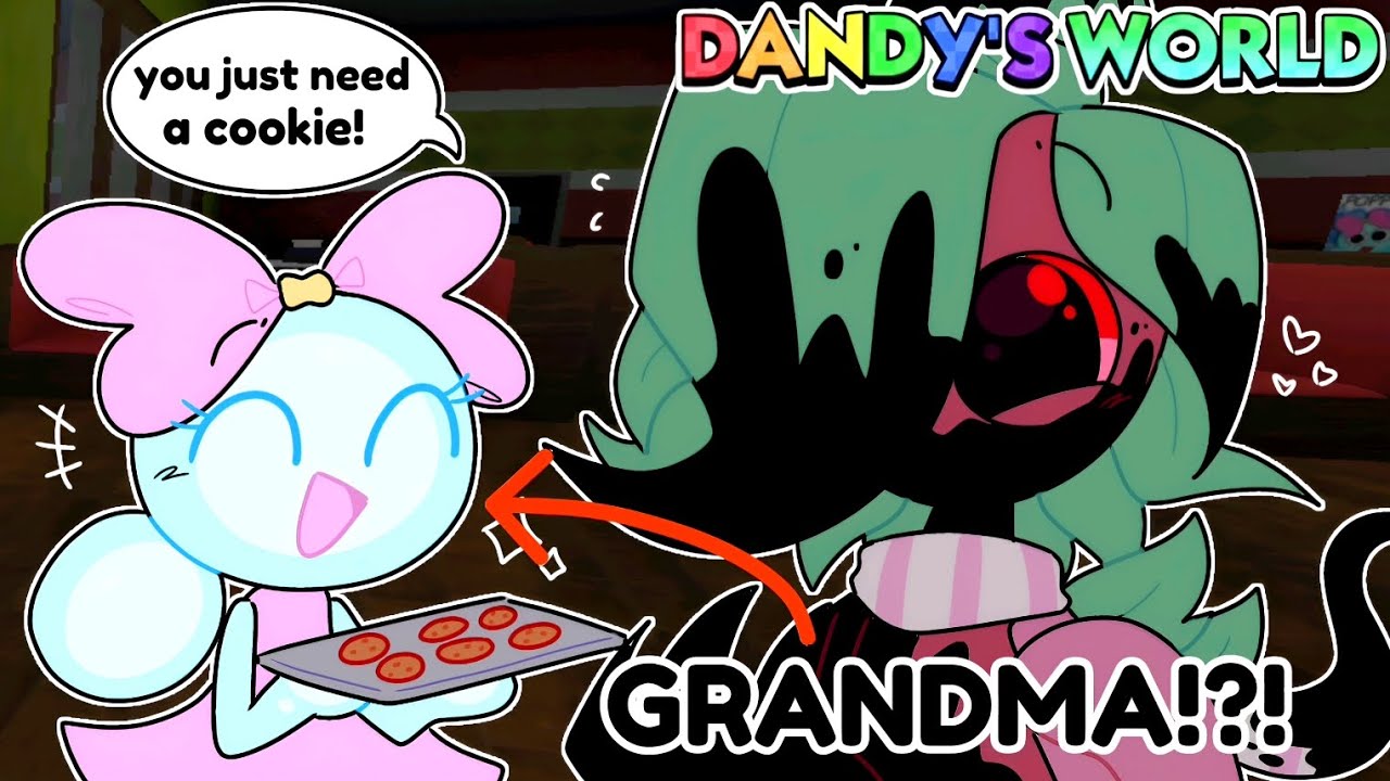 УЧУ БАБУШКУ ИГРАТЬ В DANDYS WORLD.. 👵