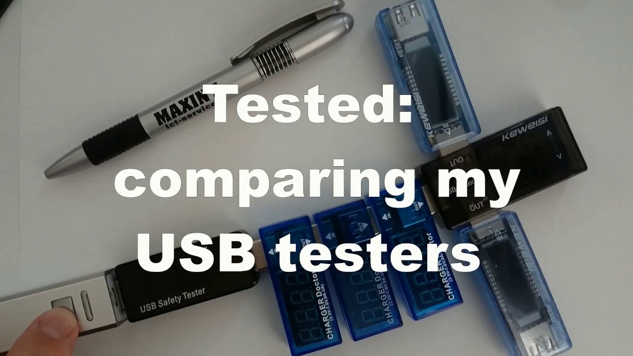 Tested: Comparing my USB testers (Charger Doctor, USB Detector and others)