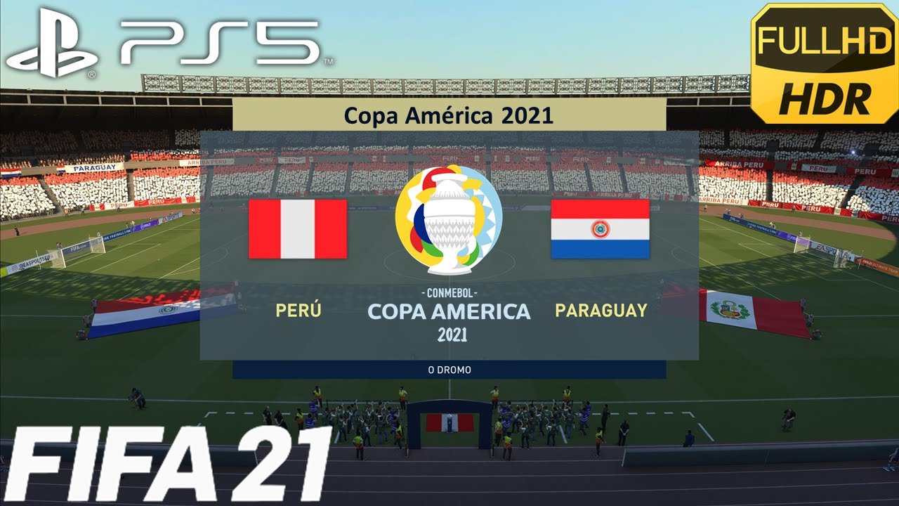 FIFA 21 PS5 | Perú vs Paraguay | Copa América Cuartos | 1080p60fps HDR | Español Latino