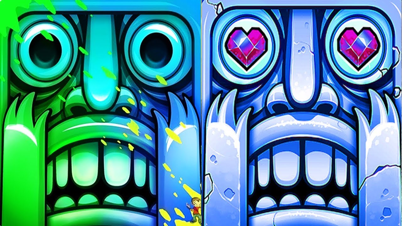 Temple Run 2 Holi Festival VS Frozen Shadows Android iPad iOS Gameplay HD